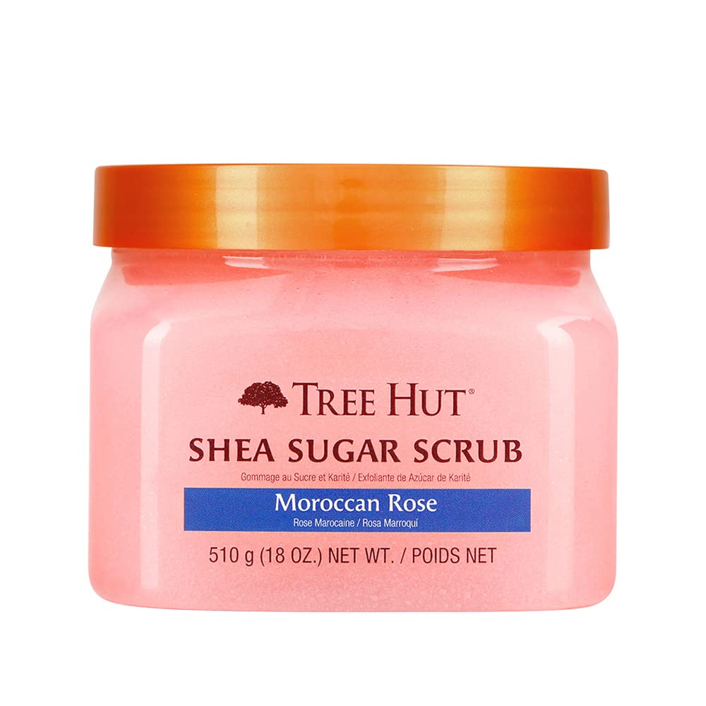 Tree Hut Shea Sugar Body Scrub Moroccan Rose, 510g